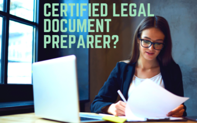What is a Certified Legal Document Preparer?